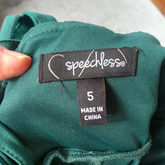 Emerald Green High Low Halter Style Semi Formal Evening Gown Prom Dress - Picture 9 of 14